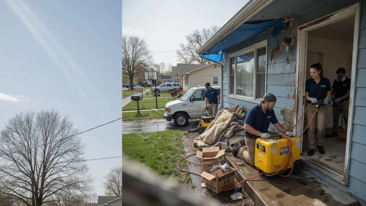 Basement Flood Cleanup in Temple, OK near me